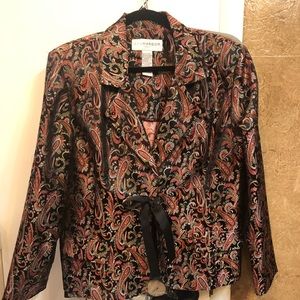 Beautiful foil Sag Harbor blazer size 18.